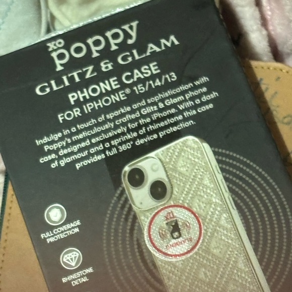 Poppy glitz and glam phone case for iPhone 131514 and - Picture 4 of 4